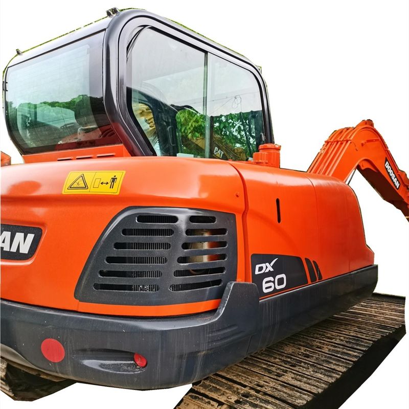 Doosan গরম বিক্রয় ভাল বিক্রয় ব্যবহৃত খননকারী Doosan DX60W চাকার খননকারী মেশিন