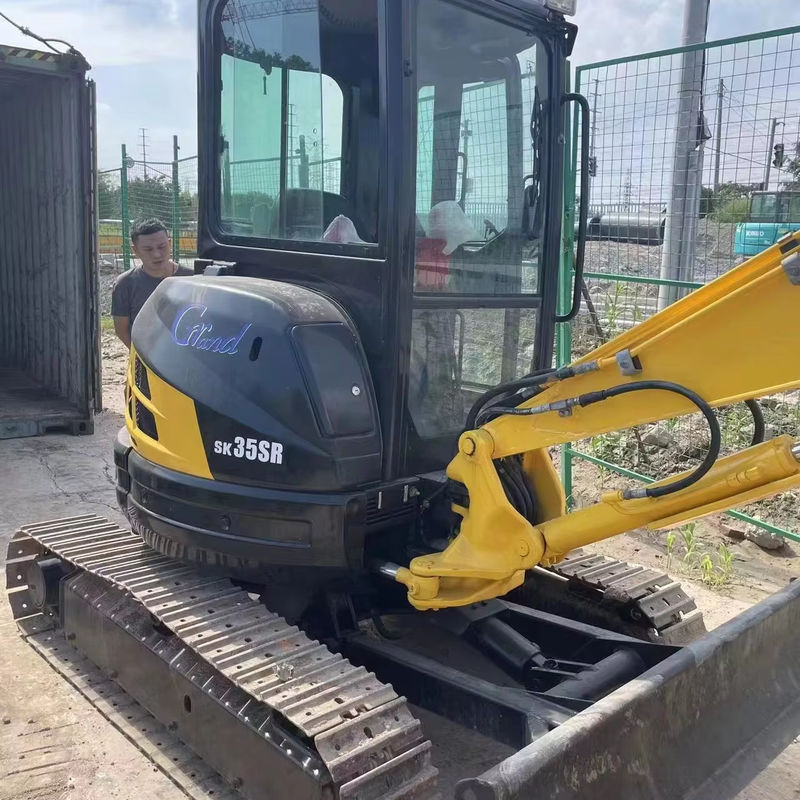 উচ্চ মানের ব্যবহৃত খননকারী Kobelco 35sr/কাজের অবস্থা দ্বিতীয় হাত সস্তা খননকারী Kobelco 35sr