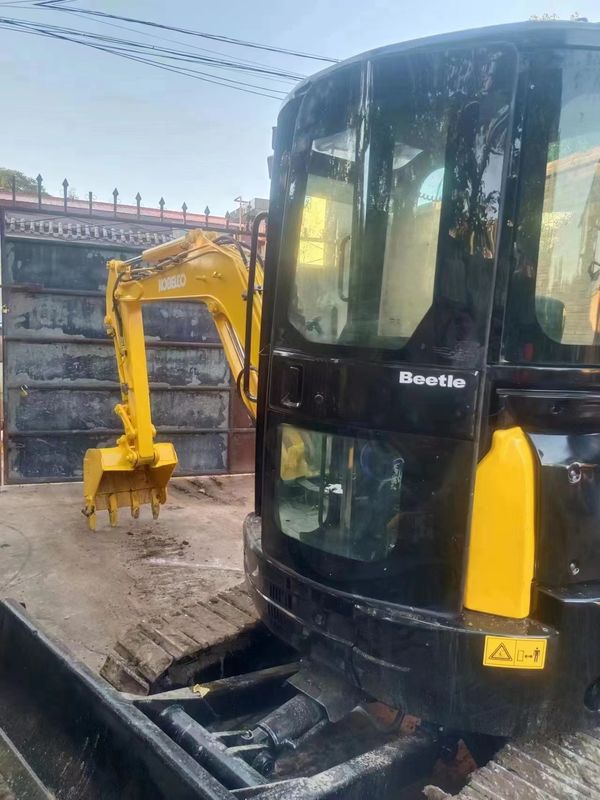 উচ্চ মানের ব্যবহৃত খননকারী Kobelco 35sr/কাজের অবস্থা দ্বিতীয় হাত সস্তা খননকারী Kobelco 35sr