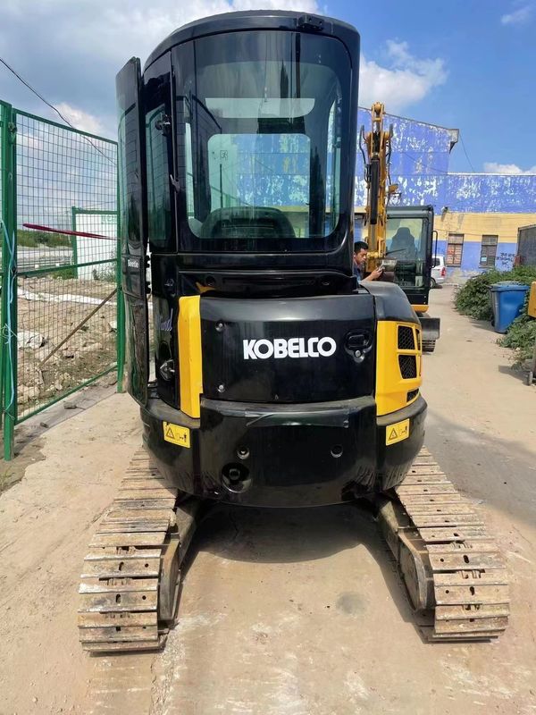 উচ্চ মানের ব্যবহৃত খননকারী Kobelco 35sr/কাজের অবস্থা দ্বিতীয় হাত সস্তা খননকারী Kobelco 35sr