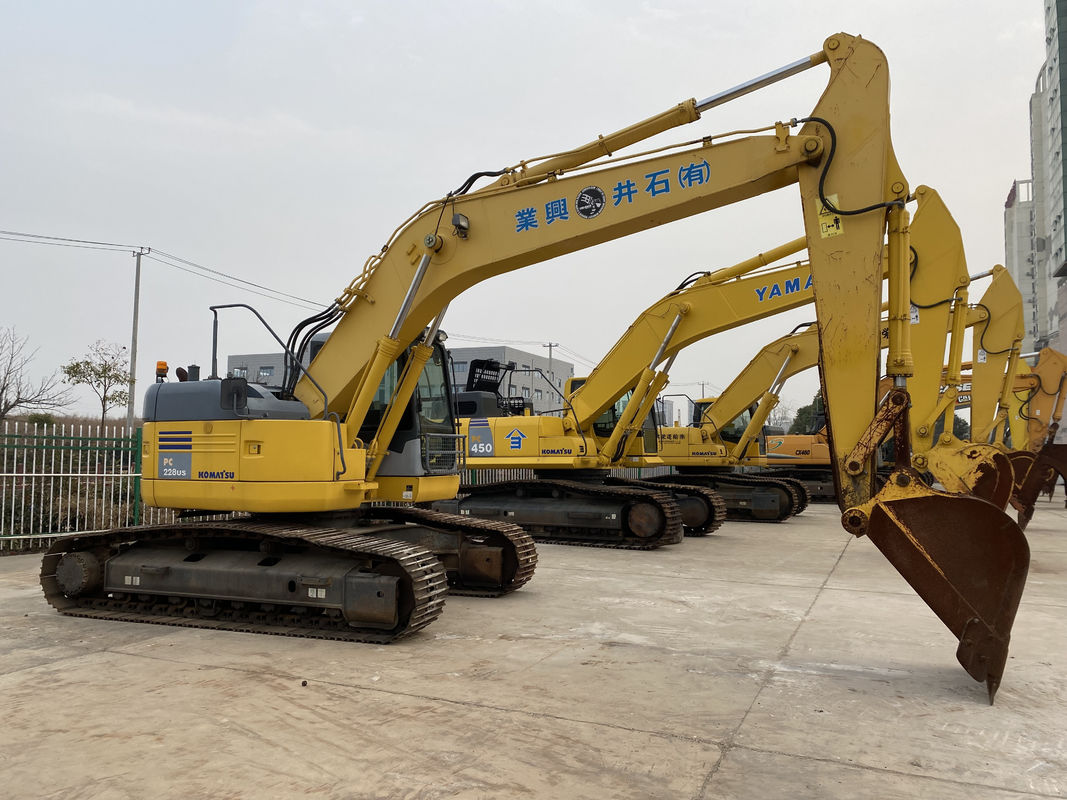 Komatsu KOMATSU PC228 সেকেন্ড হ্যান্ড ভাল মানের হাইড্রোলিক ক্রলার খননকারী ব্যবহৃত খননকারী মেশিন জাপান উৎপত্তি Komatsu খননকারী