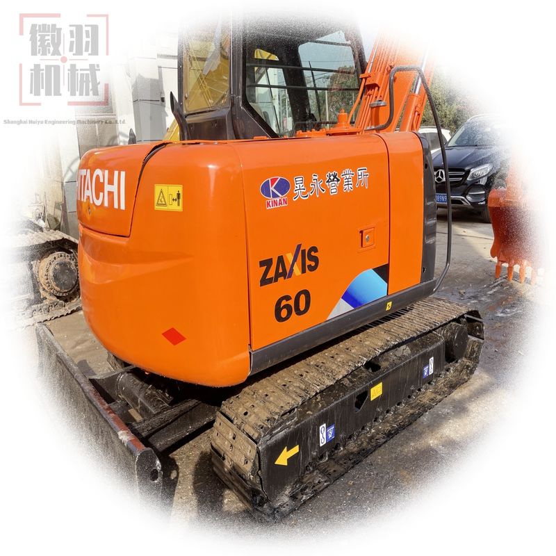 2020 হিটাচি ব্যবহৃত zx60 6 টন মিনি খননকারী 60 মডেল হিটাচি শক্তিশালী মাল্টি ফাংশন