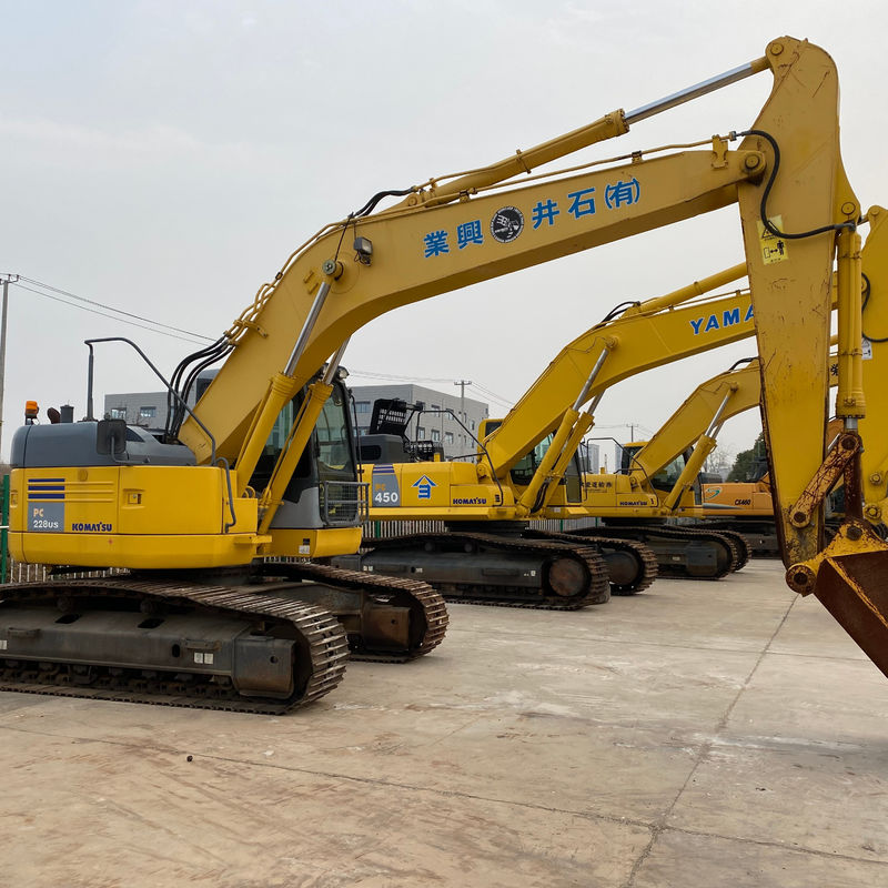 Komatsu ব্যবহৃত খনন মেশিন KOMATSU PC228US জাপান উৎপত্তি / সেকেন্ড হ্যান্ড হাইড্রোলিক ক্রলার খননকারী ভাল মানের Komatsu খননকারী