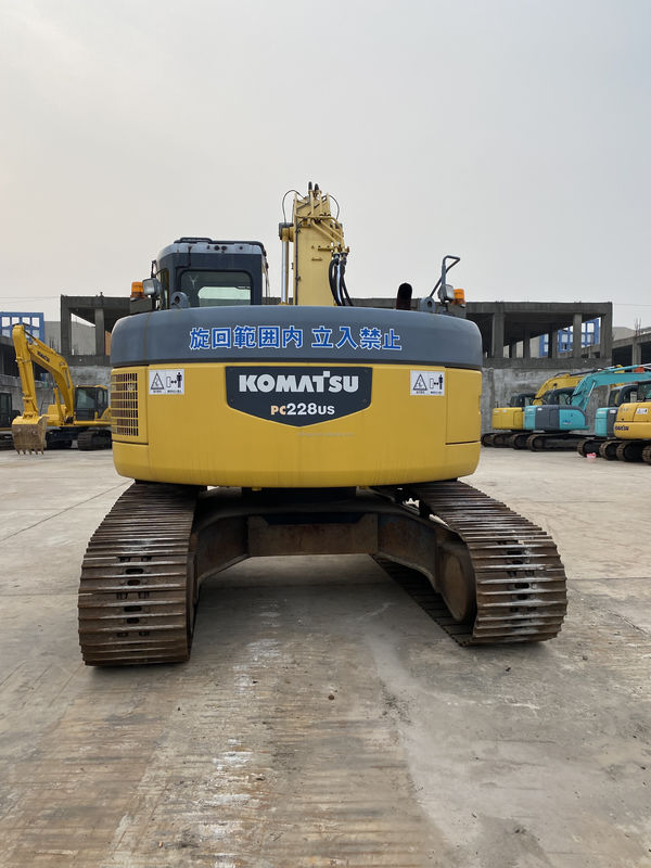 Komatsu ব্যবহৃত খনন মেশিন KOMATSU PC228US জাপান উৎপত্তি / সেকেন্ড হ্যান্ড হাইড্রোলিক ক্রলার খননকারী ভাল মানের Komatsu খননকারী