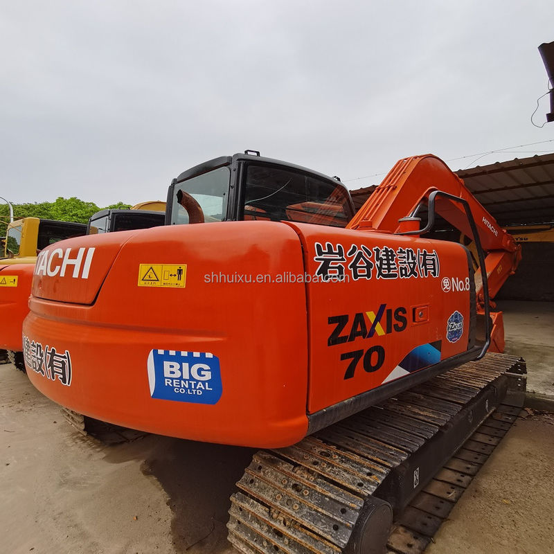 হিটাচি স্টক ভাল অবস্থা হিটাচি ZX70 সেকেন্ড হ্যান্ড হাইড্রোলিক ক্রলার খননকারী /ব্যবহৃত মিনি খননকারী হিটাচি ZX70 সস্তা দাম