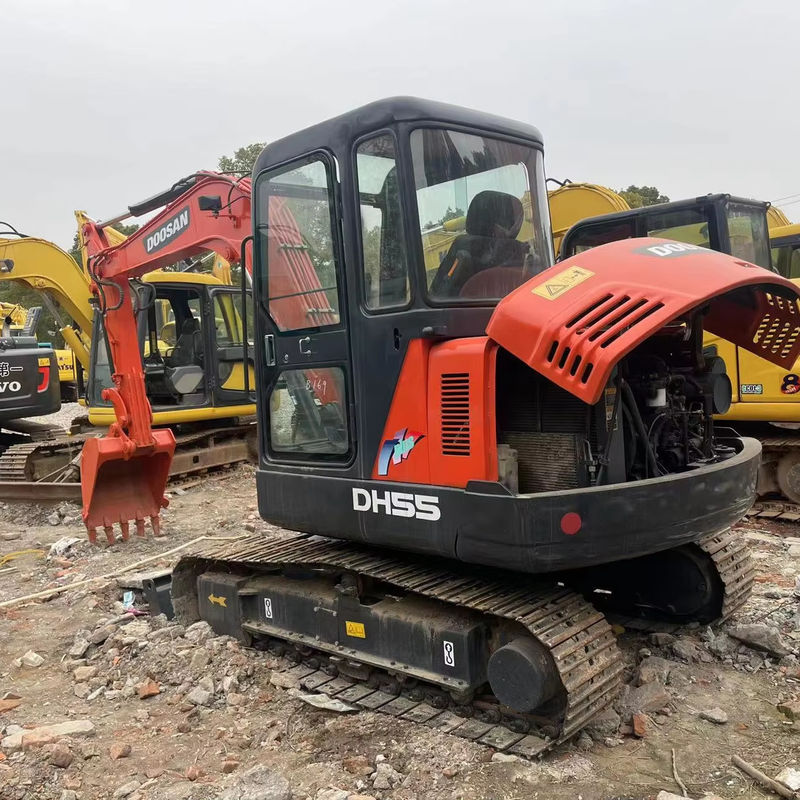 সড হোমহাউজিং মিনি এক্সক্যাভেটর DOOSAN DH55 DX60/ কোরিয়ান ব্র্যান্ড ব্যবহৃত মিনি জ্বালানী দক্ষ excavators মেরামত এবং খনন সস্তা