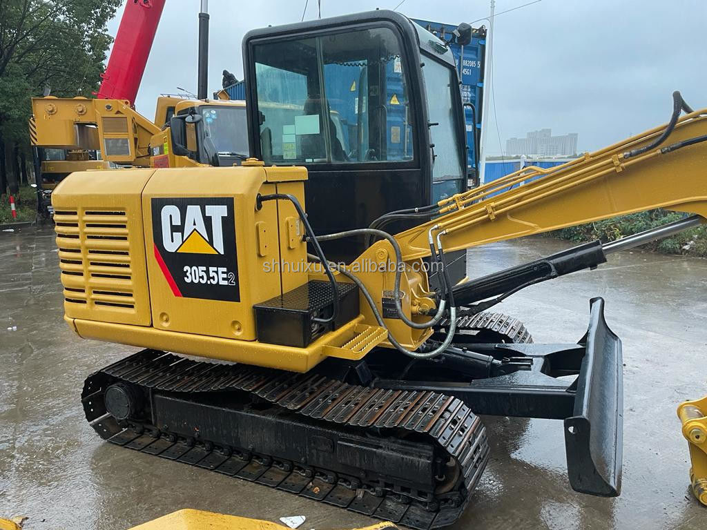 বিড়াল ব্যবহৃত 305.5e excavator crawler 305e2/small digger crawler excavator with high quality condition CAT 303 বিড়াল 306 excavator