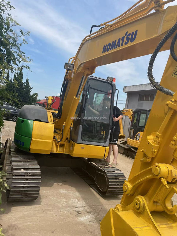 Komatsu ব্যবহৃত komatsu pc78us ক্রলার খননকারী ব্যবহৃত নির্মাণ মেশিন খননকারী PC78US ভাল মানের Komatsu খননকারী