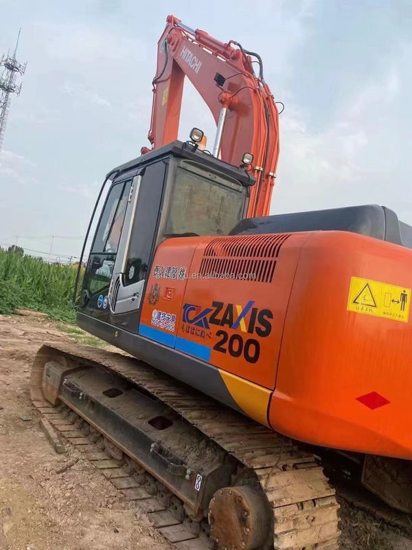 হিটাচি স্টক হিটাচি ZX200-3 সেকেন্ড হ্যান্ড হাইড্রোলিক ক্রলার খননকারী ভাল অবস্থা/ব্যবহৃত খননকারী মেশিন হিটাচি ZX200-3 সস্তা দাম