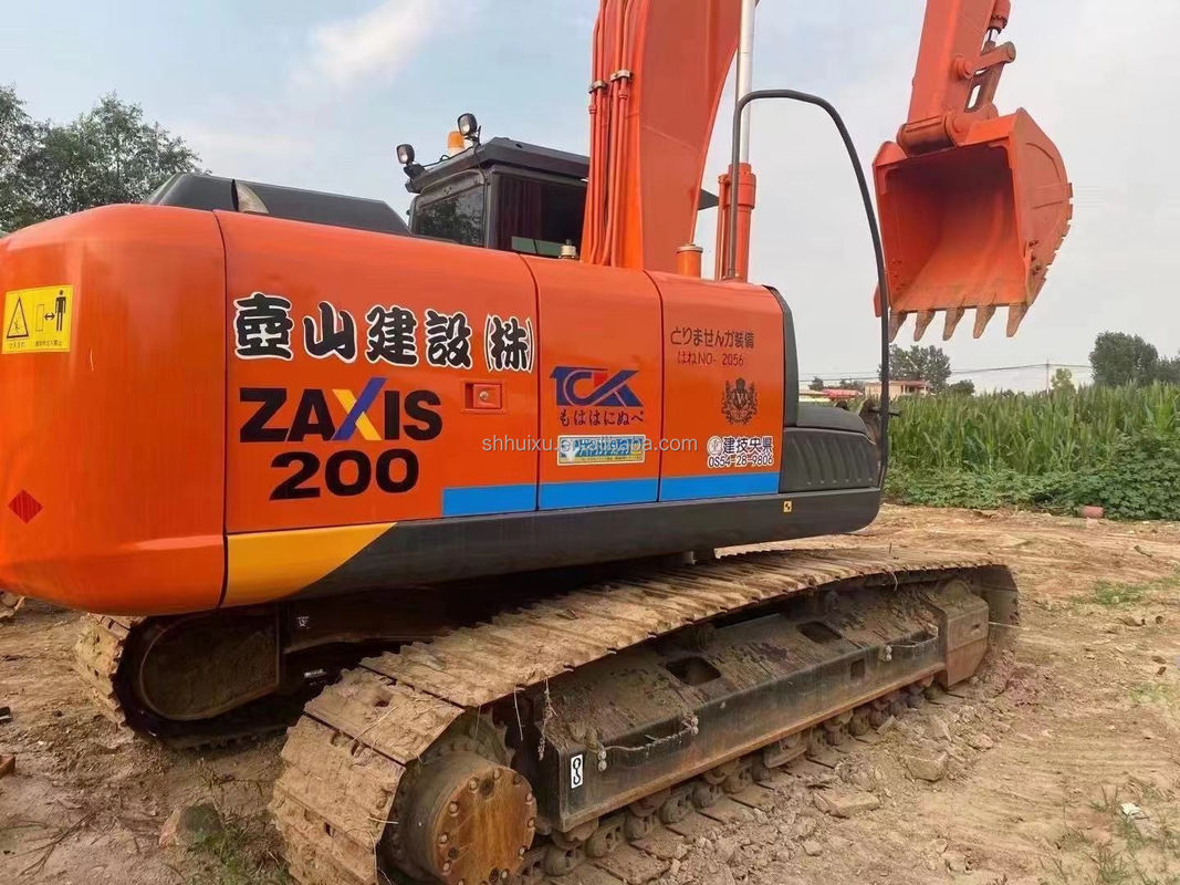 হিটাচি স্টক হিটাচি ZX200-3 সেকেন্ড হ্যান্ড হাইড্রোলিক ক্রলার খননকারী ভাল অবস্থা/ব্যবহৃত খননকারী মেশিন হিটাচি ZX200-3 সস্তা দাম