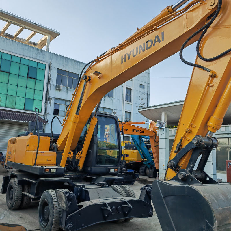 21 টন চাকা excavator ব্যবহৃত Hyundai বিক্রয়ের উপর স্টক নতুন আগমন ব্যবহৃত Hyundai 210 excavator বিক্রয়ের উপর