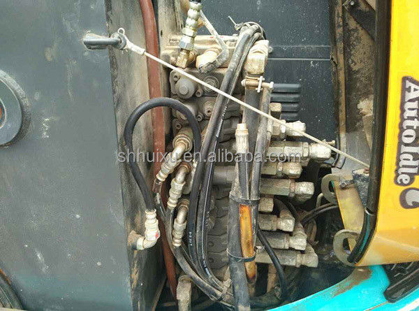 জাপান মানের ব্যবহৃত খননকারক Kubota 155 ছোট 5.5 টন মিনি দ্বিতীয় হাত ক্রলার খননকারক ব্লেড এবং ব্রেকার লাইন সঙ্গে