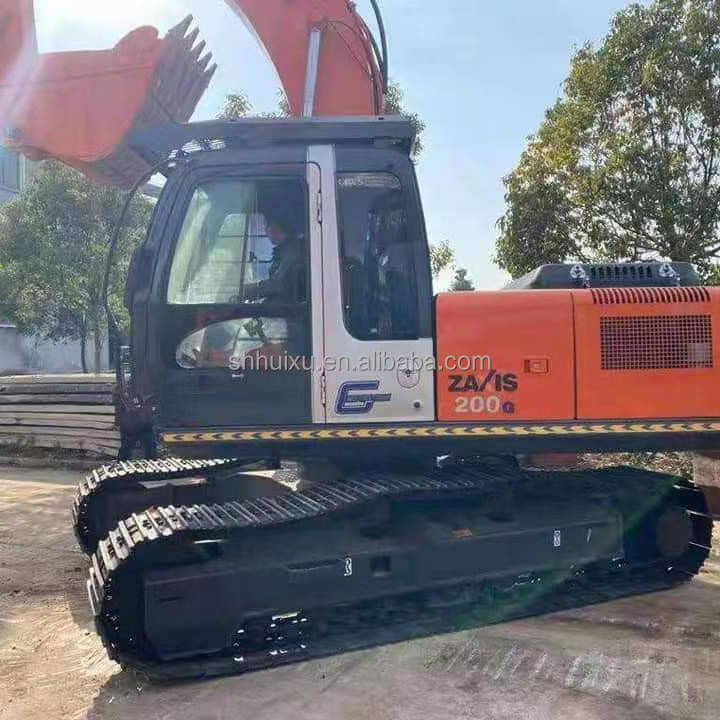 হিটাচি স্টক ভালো অবস্থায় হিটাচি ZX200-5 সেকেন্ড হ্যান্ড হাইড্রোলিক ক্রলার এক্সক্যাভার/ব্যবহৃত খনন মেশিন হিটাচি ZX200-5 সস্তা দাম