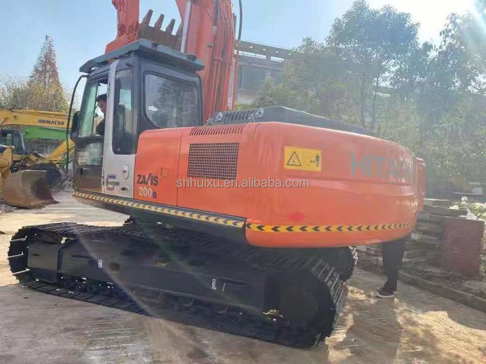 হিটাচি স্টক ভালো অবস্থায় হিটাচি ZX200-5 সেকেন্ড হ্যান্ড হাইড্রোলিক ক্রলার এক্সক্যাভার/ব্যবহৃত খনন মেশিন হিটাচি ZX200-5 সস্তা দাম
