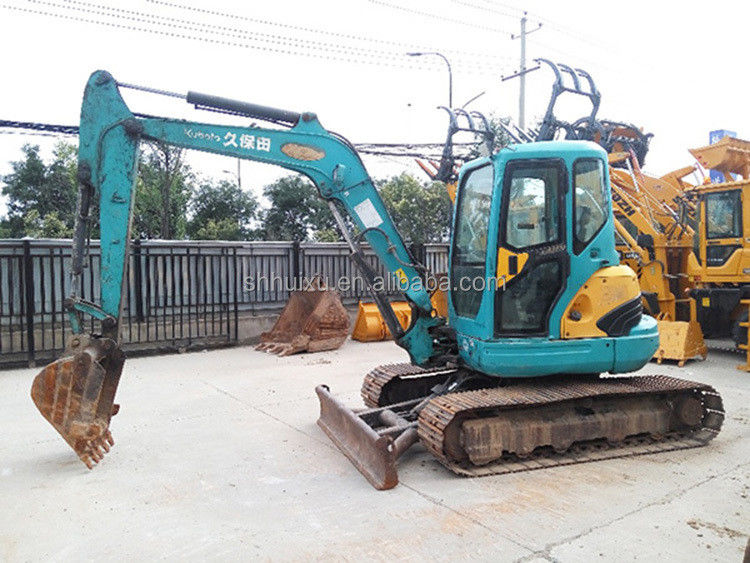 জাপান মানের ব্যবহৃত খননকারী Kubota 161 ছোট 6.1 টন মিনি দ্বিতীয় হাত ক্রলার খননকারী