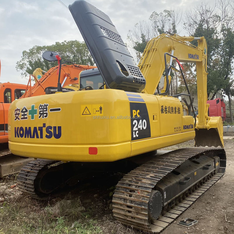 Komatsu সহজ অপারেশন 24 টন ইঞ্জিনিয়ারিং খননকারী মেশিন ব্যবহৃত Komatsu PC240 জলবাহী খননকারী Komatsu খননকারী