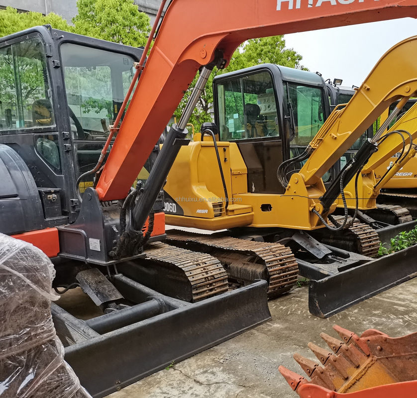 হিটাচি স্টক চমৎকার মানের হিটাচি ZX55U সেকেন্ড হ্যান্ড হাইড্রোলিক ক্রলার খননকারী/ব্যবহৃত মিনি খননকারী হিটাচি ZX55U সস্তা দাম