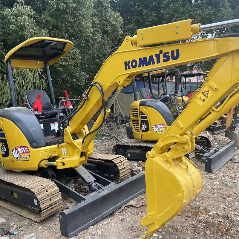 ব্যবহৃত চমৎকার অবস্থায় Komatsu pc35 স্টক এখন, ব্যবহৃত Komatsu খননকারী, Komatsu pc35 pc55 pc56 pc70 চীন সস্তা খননকারী