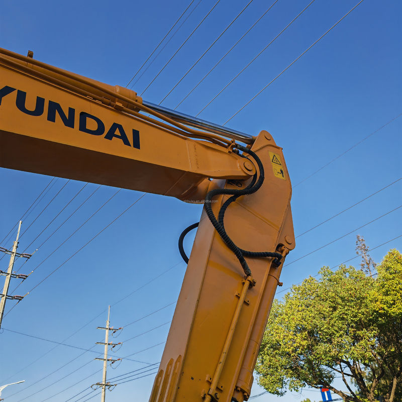 মূল রঙ ব্যবহৃত চাকা Excavator Hyundai 210 ব্যবহৃত Excavator Hyundai 210-7