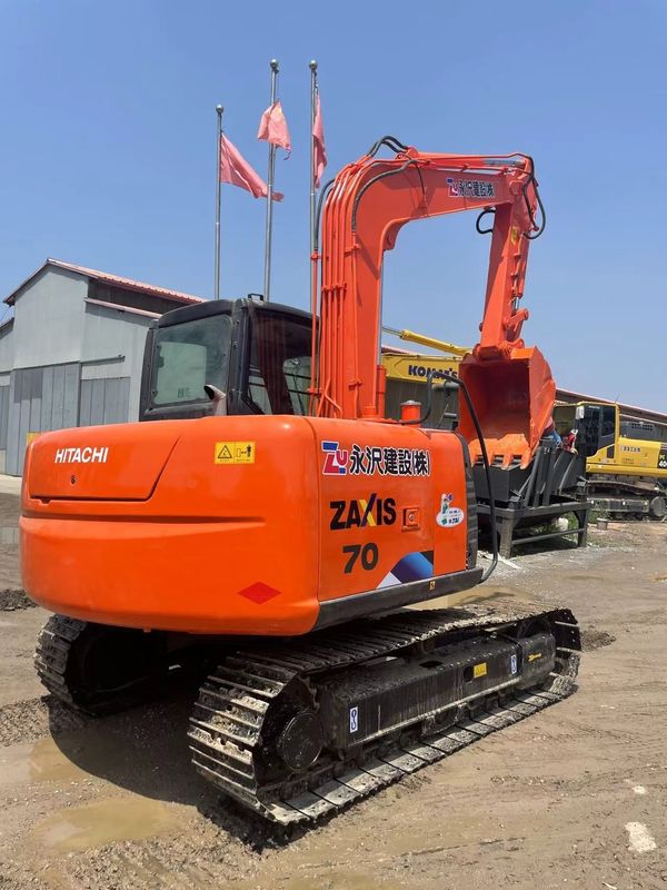 HITACHI ZX70 60 হাইড্রোলিক ক্রলার এক্সক্যাভার সেকেন্ড হ্যান্ড ভালো মানের/ব্যবহৃত খনন মেশিন HITACHI ZX70 60 গরম বিক্রয়