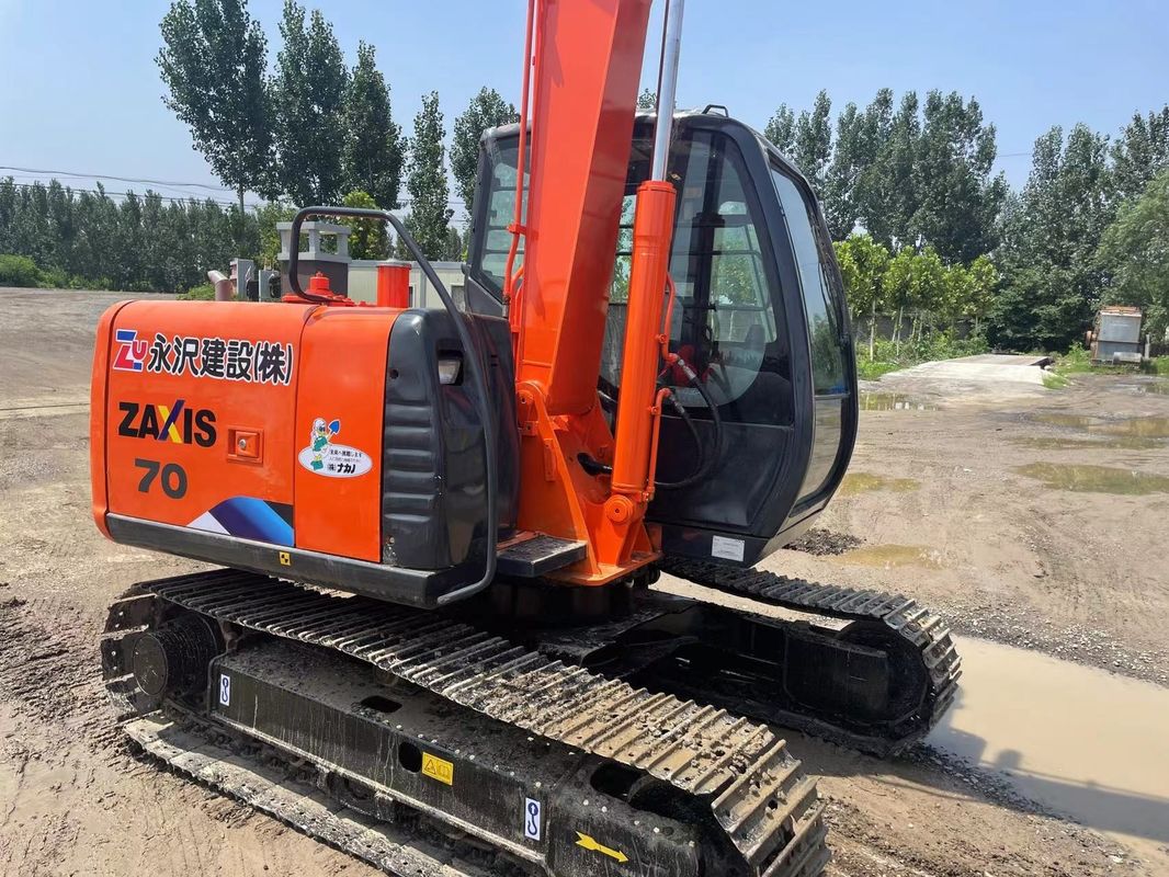HITACHI ZX70 60 হাইড্রোলিক ক্রলার এক্সক্যাভার সেকেন্ড হ্যান্ড ভালো মানের/ব্যবহৃত খনন মেশিন HITACHI ZX70 60 গরম বিক্রয়