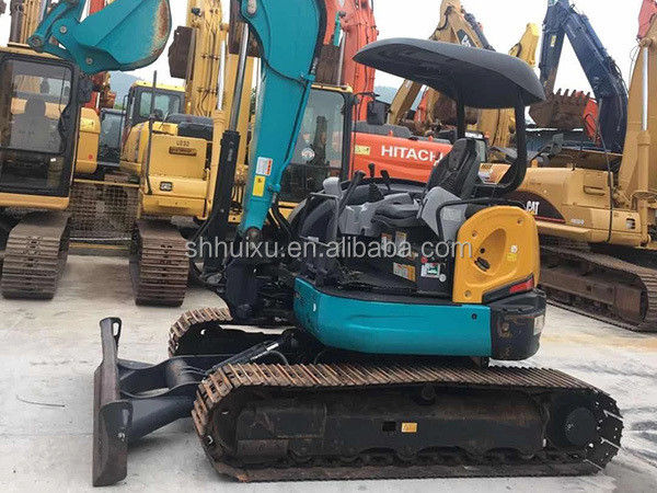 ব্যবহৃত মিনি খননকারী Kubota55 জাপান উৎপত্তি সস্তা দাম/দ্বিতীয় হাত হাইড্রোলিক ক্রলার Excavator Kubota55 উচ্চ মানের