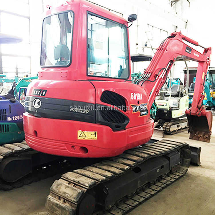ব্যবহৃত মিনি খননকারী Kubota55 জাপান উৎপত্তি সস্তা দাম/দ্বিতীয় হাত হাইড্রোলিক ক্রলার Excavator Kubota55 উচ্চ মানের
