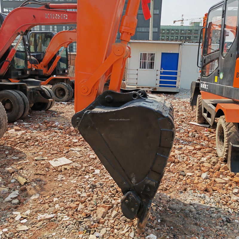 90 নতুন চাকার খননকারী দ্বিতীয় হাত DOOSAN DH150W-7 ব্যবহৃত 4 চাকার খননকারী