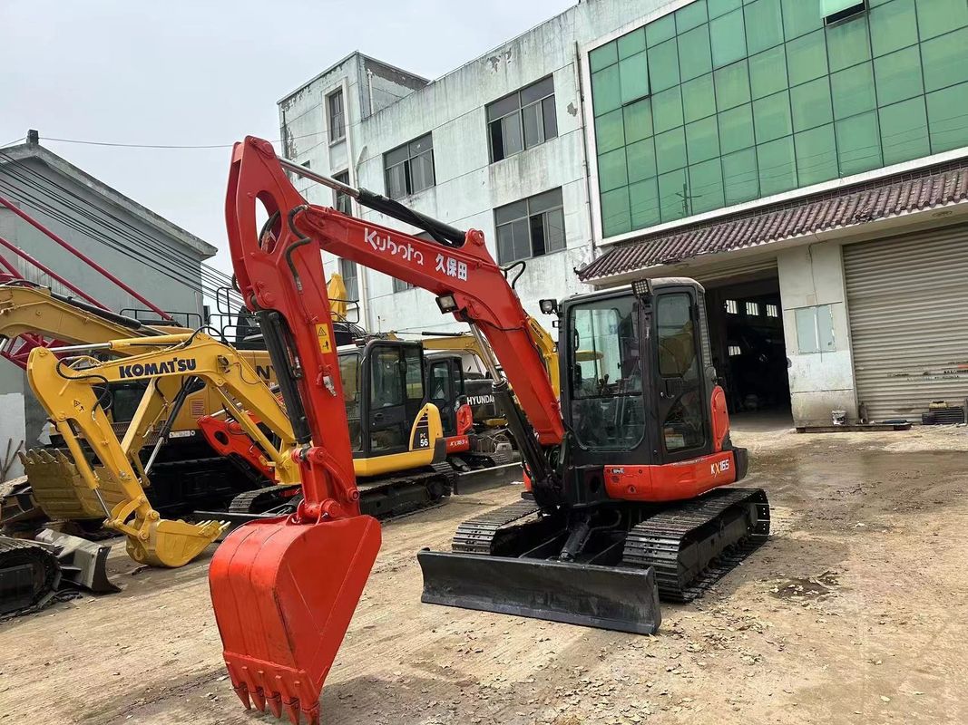 ব্যবহৃত মিনি খননকারী Kubota165 জাপান উৎপত্তি সস্তা দাম/দ্বিতীয় হাত জলবাহী ক্রলার খননকারী Kubota165 উচ্চ মানের