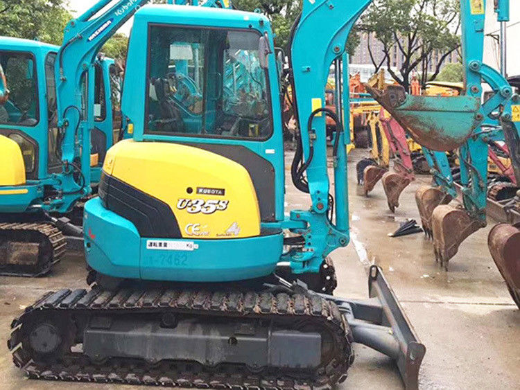 ক্রলার খননকারী ব্যবহৃত KUBOTA35 KXU35/ দ্বিতীয় হাত জাপান ইঞ্জিন KUBOTA KX35 KX U35 35
