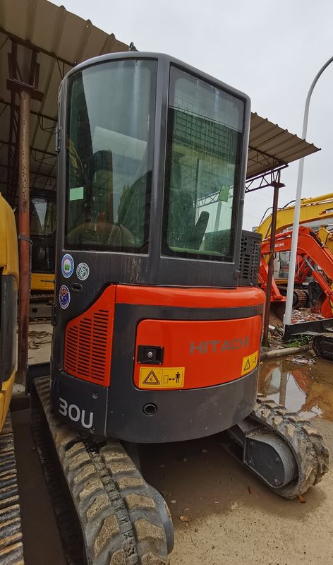 ব্যবহৃত হিটাচি zx30U ক্রলার এক্সক্যাভেটর 3 টন মিনি zx30U এক্সক্যাভেটর সংযুক্তি সহ হাইড্রোলিক zx30U