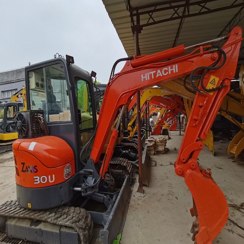 ব্যবহৃত হিটাচি zx30U ক্রলার এক্সক্যাভেটর 3 টন মিনি zx30U এক্সক্যাভেটর সংযুক্তি সহ হাইড্রোলিক zx30U