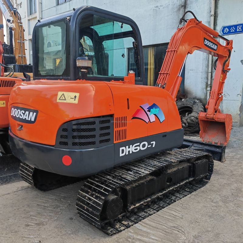 DH60 Dx60 Dh6 ব্যবহৃত Doosan Excavator সেকেন্ড হ্যান্ড Excavator 5.5 Ton