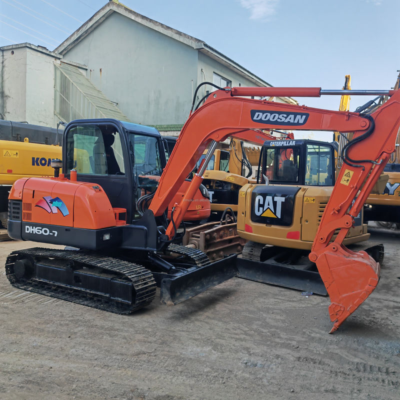 DH60 Dx60 Dh6 ব্যবহৃত Doosan Excavator সেকেন্ড হ্যান্ড Excavator 5.5 Ton