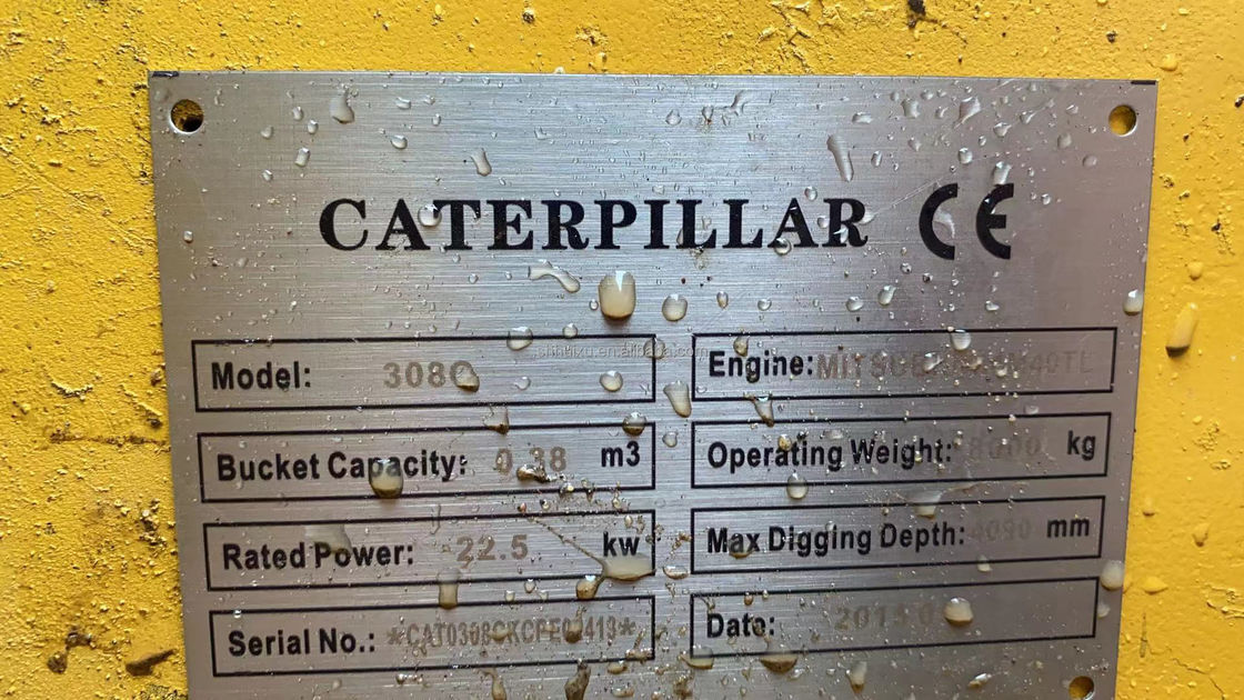 ব্যবহৃত খননকারক cat308. CAT 308c ভারী মেশিন নির্মাণ CAT 303 cat 306 খননকারক