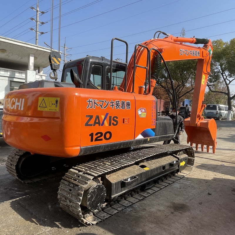 ব্যবহৃত খননকারী হিটাচি ZX120 খননকারী যন্ত্রপাতি 12 টন সেকেন্ড হ্যান্ড খননকারী বিল্ডিং হিটাচি ZX120 নির্মাণ যন্ত্রপাতি