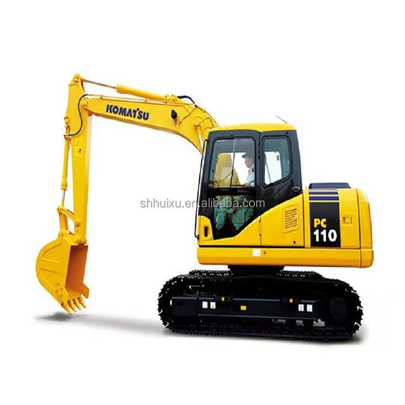 হস্ত ব্যবহৃত জমিন খননকারী Komatsu PC110 ব্যবহৃত যন্ত্রপাতি হস্ত ব্যবহৃত পোস্ট গর্ত খননকারী বিক্রয়ের জন্য দ্বিতীয় হাত খননকারী