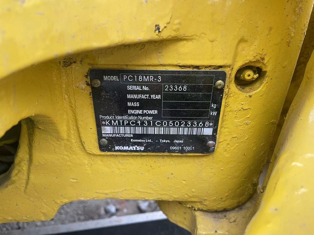ব্যবহৃত মিনি খননকারী Komatsu PC18 ছোট খননকারী ব্যবহৃত যন্ত্রপাতি বিক্রয়ের জন্য ব্যবহৃত মিনি খননকারী ব্যবহৃত দ্বিতীয় হাত খননকারী