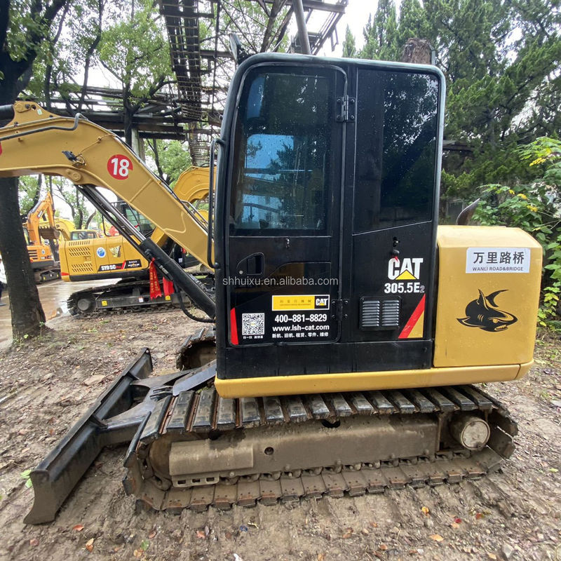 ব্যবহৃত cat 305.5 crawler excavator mini caterpillar 305.5E2 বিক্রয়ের জন্য চীন cat305.5 CAT 303 Caterpillar in stock cat 306 excavator