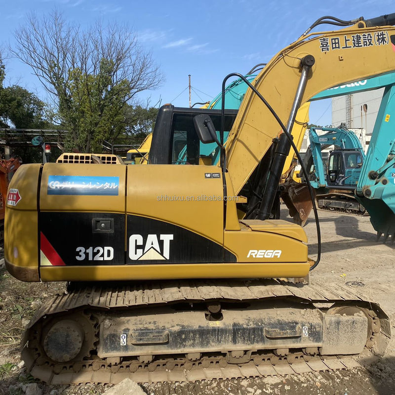 ভাল মানের 12t ব্যবহৃত CAT 312d ক্রলার খননকারী ভাল দাম বিক্রয়ের জন্য CAT 303 cat 306 খননকারী