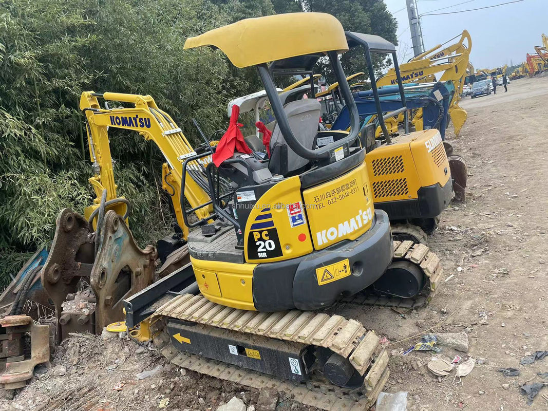 মিনি খননকারী Komatsu PC20 ক্যাবিন ছাড়া ছোট খননকারী মিনি খননকারীর জন্য বিক্রয়