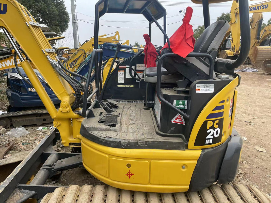 মিনি খননকারী Komatsu PC20 ক্যাবিন ছাড়া ছোট খননকারী মিনি খননকারীর জন্য বিক্রয়