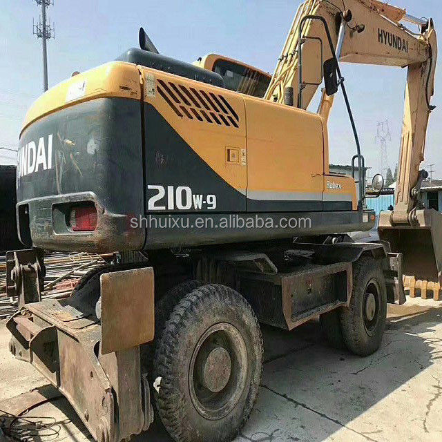 কোরিয়া অরিজিনাল ২০১৪ ব্যবহৃত হুন্ডাই r210w-9 চাকা খননকারী/ টায়ার মেশিন R210w-9 হুন্ডাই বিক্রয়ের জন্য