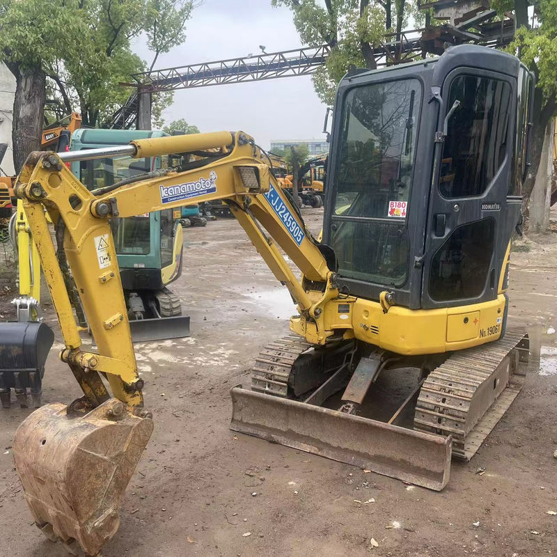 কম দাম স্টক excavator crawler Komatsu PC20 সঙ্গে ক্যাব excavator দ্বিতীয় হাত জাপান ব্যবহৃত Komatsu হাইড্রোলিক crawler excavator ব্যবহৃত