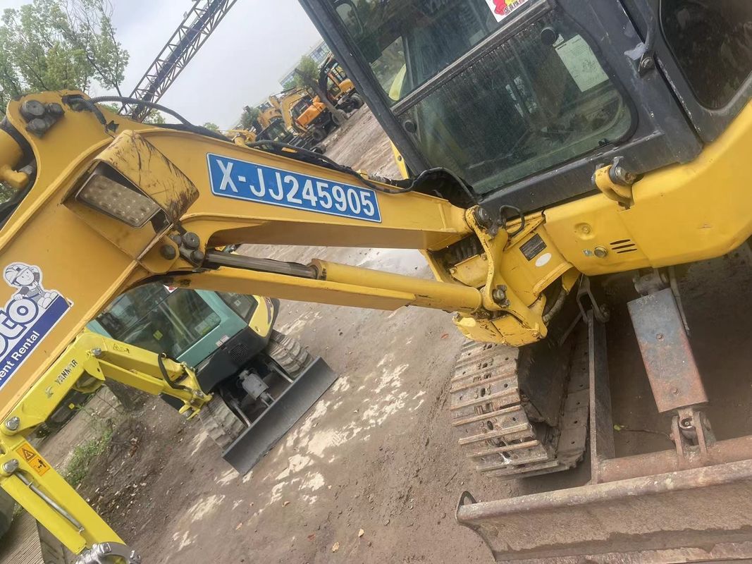কম দাম স্টক excavator crawler Komatsu PC20 সঙ্গে ক্যাব excavator দ্বিতীয় হাত জাপান ব্যবহৃত Komatsu হাইড্রোলিক crawler excavator ব্যবহৃত