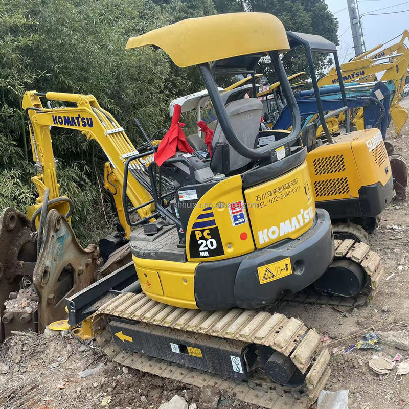 কম দাম স্টক মিনি খননকারী Komatsu PC20 ক্যাব খননকারী ছাড়া জাপান ব্যবহৃত Komatsu হাইড্রোলিক মিনি খননকারী ক্রলার
