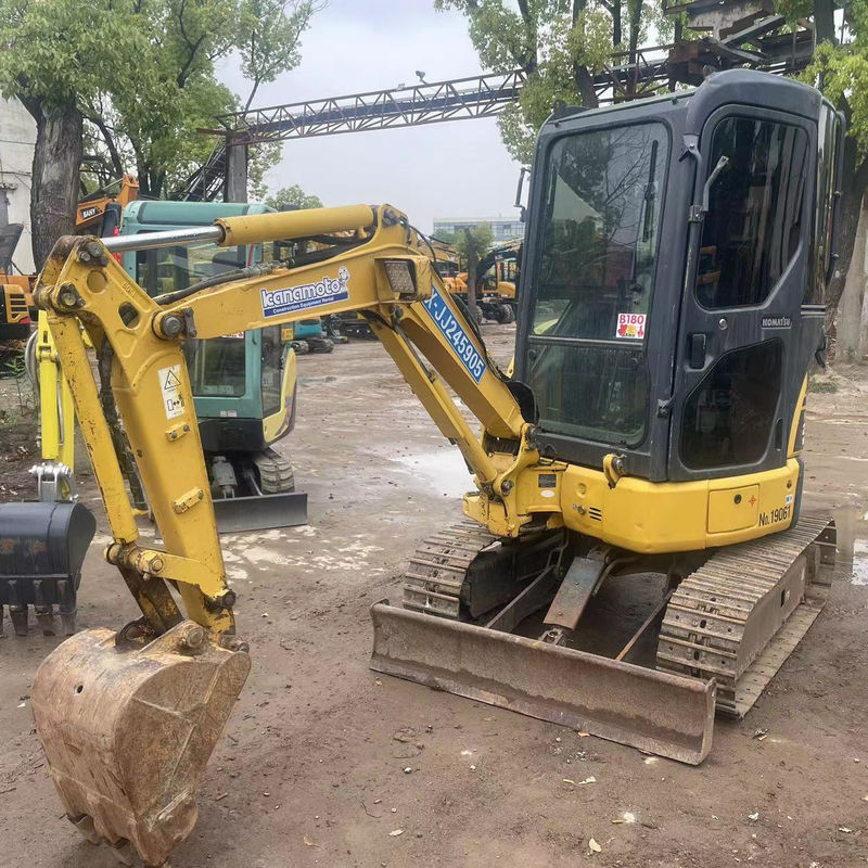 কম দাম ব্যবহৃত খননকারী Komatsu PC20 কেব আমদানি খননকারী জাপান Komatsu হাইড্রোলিক crawler দ্বিতীয় হাত খননকারী