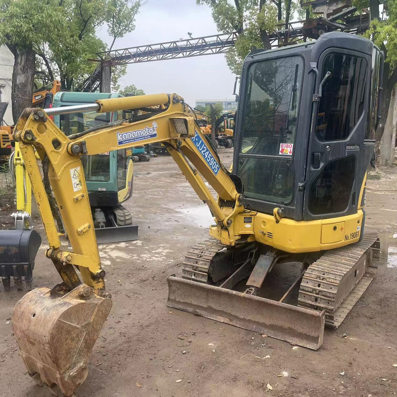 সেরা মিনি খননকারী Komatsu PC20 সঙ্গে ক্যাব ছোট খননকারী ব্যবহৃত যন্ত্রপাতি খননকারী মিনি মিনি ছোট খননকারী