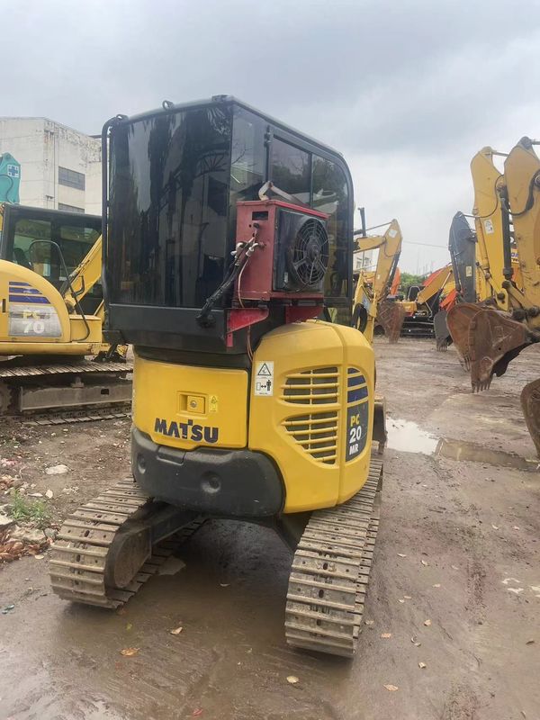 সেরা মিনি খননকারী Komatsu PC20 সঙ্গে ক্যাব ছোট খননকারী ব্যবহৃত যন্ত্রপাতি খননকারী মিনি মিনি ছোট খননকারী