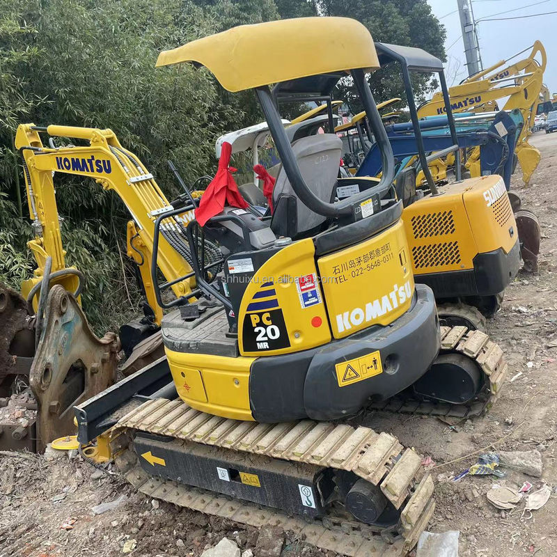 ক্ষুদ্রতম মিনি খননকারী Komatsu PC20 ক্যাবিন ছাড়া ছোট খননকারী ব্যবহৃত যন্ত্রপাতি মিনি খননকারী সেরা খননকারী ক্রলার